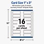 Avery Rectangle Business Cards, Matte White, 400/Pack (19479399740)~#|#~sp314007151_sc7