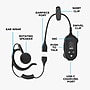 Midland CLIPTALK FRS Two Way Radios, Black, 6/Pack (CLIPTALK-B2)~#|#~sp314044477_sc7