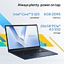 ASUS Vivobook 15 FHD 15.6" Laptop, Intel Core 5 320 processor, 8GB RAM, 256GB SSD, Backlit Keyboard, Windows 11~#|#~sp314044956_sc7