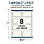 Avery Rectangle Single Rounded Corner Business Cards, Matte Ivory, 400/Pack (19479399011)~#|#~sp314054713_sc7