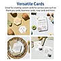 Avery Arched Rectangle Integrated Cards, Glossy White, 100/Pack (19479399121)~#|#~sp314054812_sc7