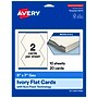 Avery Geo Integrated Cards, Matte Ivory, 10/Pack (19479399045)~#|#~sp314054881_sc7