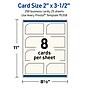 Avery Rectangle Single Rounded Corner Business Cards, Matte Ivory, 200/Pack (19479399010)~#|#~sp314054894_sc7