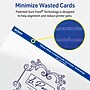 Avery Arched Rectangle Integrated Cards, Glossy White, 50/Pack (19479399120)~#|#~sp314054904_sc7
