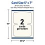 Avery Arched Rectangle Integrated Cards, Matte Ivory, 10/Pack (19479399048)~#|#~sp314054978_sc7