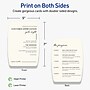 Avery Arched Rectangle Integrated Cards, Matte Ivory, 10/Pack (19479399048)~#|#~sp314054979_sc7
