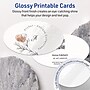 Avery Oval Business Cards, Glossy White, 400/Pack (19479399079)~#|#~sp314055200_sc7