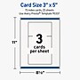 Avery Rectangle Index Cards, 3" x 5", White, 75 Cards/Pack (19479399725)~#|#~sp314302787_sc7