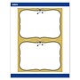 Avery Gold with Black Bow 5" x 7" Rectangle Invitations, Matte White, 20/Pack (19479370963)~#|#~sp314302830_sc7