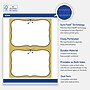 Avery Gold with Black Bow 5" x 7" Rectangle Invitations, Matte White, 20/Pack (19479370963)~#|#~sp314302832_sc7