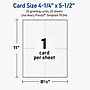 Avery Quarter Fold Greeting Cards , 4.25" x 5.5", Matte, 25/Pack (19479399878)~#|#~sp314360971_sc7
