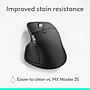 Logitech MX Master 4 for Business Wireless Curved Erogonomic USB-C Optical Mouse, Black (910-007560)~#|#~sp314361086_sc7