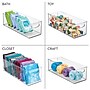 iDESIGN Stackable Plastic Storage Bin, 5" x 16" x 6", Clear, 2/Pack (28033M2)~#|#~sp314361632_sc7