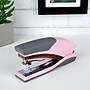 Swingline Optima 25 Desktop Stapler, 25-Sheet Capacity, Pink/Gray (S7066401)~#|#~sp314429429_sc7