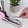 Swingline Optima 25 Desktop Stapler, 25-Sheet Capacity, Pink/Gray (S7066401)~#|#~sp314429433_sc7