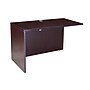 Boss Office Products 71" L-Shaped Desk with Dual File Pedestals, Mocha (GROUPA11-MOC)~#|#~sp314485867_sc7