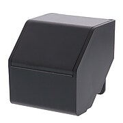 Bostitch Konnect™ Plastic Short Storage Bin, Removable Lid & Dividers, 3.4" W, Black (KT-CUP-BLK)