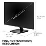 ViewSonic 27'' 120Hz IPS Monitor, Black (VA2756A-MHD)~#|#~sp314716623_sc7
