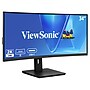ViewSonic 34" Curved UWQHD 120Hz Monitor, Universal Docking Station, Black (VG3409C)~#|#~sp314717601_sc7