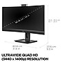 ViewSonic 34" Curved UWQHD 100Hz Video Conferencing Docking Monitor, Black (VG3457CV)~#|#~sp314718096_sc7