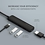 Satechi 4-in-1 USB-C Slim Multiport Adapter 4K, Black (ST-P4SK)~#|#~sp314718192_sc7