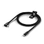 Satechi Right Angle USB-C Data & Charge Cable, Black (AP-YCR100K)~#|#~sp314718214_sc7