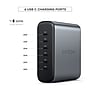 Satechi USB-C 6-Port PD GaN Charger, 200W, Space Gray (ST-C200GM-US)~#|#~sp314718969_sc7