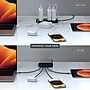 Satechi USB-C 6-Port PD GaN Charger, 200W, Space Gray (ST-C200GM-US)~#|#~sp314718973_sc7
