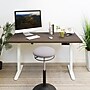Mount-It! Dual Motor 55"W Electric Rectangular Adjustable Standing Desk, Adrift/White (MI-18096)~#|#~sp314779773_sc7