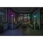 Simplee Adesso Astra LED RGB Color Changing Floor Lamp, 58.5"H, Black with Plastic Shade (SL0371-01)~#|#~sp314779884_sc7