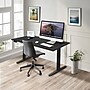 Mount-It! Dual Motor 55"W Electric Rectangular Adjustable Standing Desk, Black (MI-18099)~#|#~sp314779938_sc7