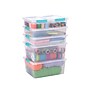 Iris Clip Box Storage Containers, Plastic, Clear, 6/Bundle (101190)~#|#~sp314780022_sc7