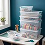 Iris Clip Box Storage Containers, Plastic, Clear, 6/Bundle (101190)~#|#~sp314780024_sc7