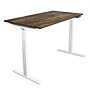 Mount-It! Ultimate Dual Motor 55"W Electric Rectangular Adjustable Standing Desk, Oak/White (MI-18078)~#|#~sp314780026_sc7