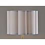 Adesso Elodie 60"H Antique Brass Floor Lamp with White Scalloped Fabric Shade (2618-21)~#|#~sp314780529_sc7