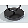 Adesso Uma 63"H Black Floor Lamp with KD White Knife Pleated Fabric Shade (2623-01)~#|#~sp314780697_sc7