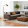 Adesso Joel 60"H Antique Brass Floor Lamp with White Textured Fabric Shade (2622-21)~#|#~sp314780703_sc7