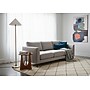 Adesso Esme 60"H Antique Brass Floor Lamp with White Textured Fabric Shade (2620-21)~#|#~sp314780778_sc7