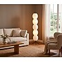 Adesso Lanai 60"H Black Floor Lamp with White Paper Shade (1645-01)~#|#~sp314780835_sc7