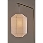 Adesso Keanu 64.5"H Antique Brass Floor Lamp with White Paper Shade (1597-21)~#|#~sp314780848_sc7