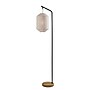 Adesso Keanu 64.5"H Black Floor Lamp with White Paper Shade (1597-01)~#|#~sp314780853_sc7