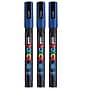 POSCA PC-3M Water Based Paint Marker, Fine Bullet Tip, Blue, 3/Pack (UBCPC3MBLUE-3)~#|#~sp314783100_sc7