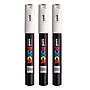 POSCA PC-1M Water Based Paint Marker, Extra Fine Bullet Tip, White, 3/Pack (UBCPC1MWHITE-3)~#|#~sp314783136_sc7