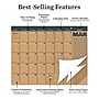 2027 TF Publishing Trail Timber 17" x 12" Monthly Desk or Wall Calendar, Multicolored (27-8508)~#|#~sp314784330_sc7