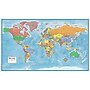 SwiftMaps World Wall Map 24" x 36" Classic Premier Laminated Edition (SM WOR CL PREM 24L)~#|#~sp314784368_sc7