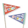 Party City Back to School/Last Day of School Double Sided Pennant Sign, Multicolored, 3/Pack (AM50050364-PC)~#|#~sp314784663_sc7
