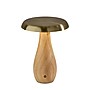Adesso Naya 9.25"H LED Table Lamp, Natural Wood/Antique Brass Metal Shade (3196-12)~#|#~sp314842420_sc7