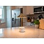 Adesso Mika 11.75"H LED Table Lamp, Wash White/Antique Brass Metal Shade (3209-21)~#|#~sp314842581_sc7