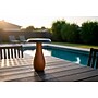 Adesso Naya 9.25"H LED Table Lamp, Walnut Wood/Black Metal Shade (3196-15)~#|#~sp314842640_sc7