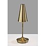 Adesso Flynn 14.25"H LED Table Lamp, Antique Brass (3194-21)~#|#~sp314842726_sc7